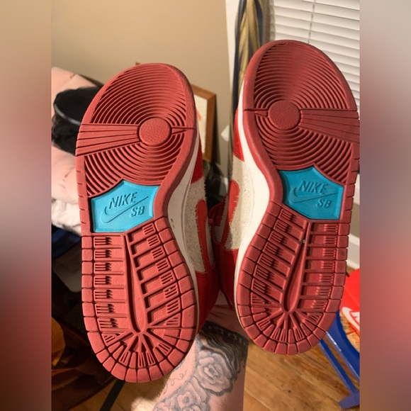 Men’s worn once Nike Dunk SB High “Dr. Seuss” sz 7.5, no OG box .no extra lace - Picture 8 of 10
